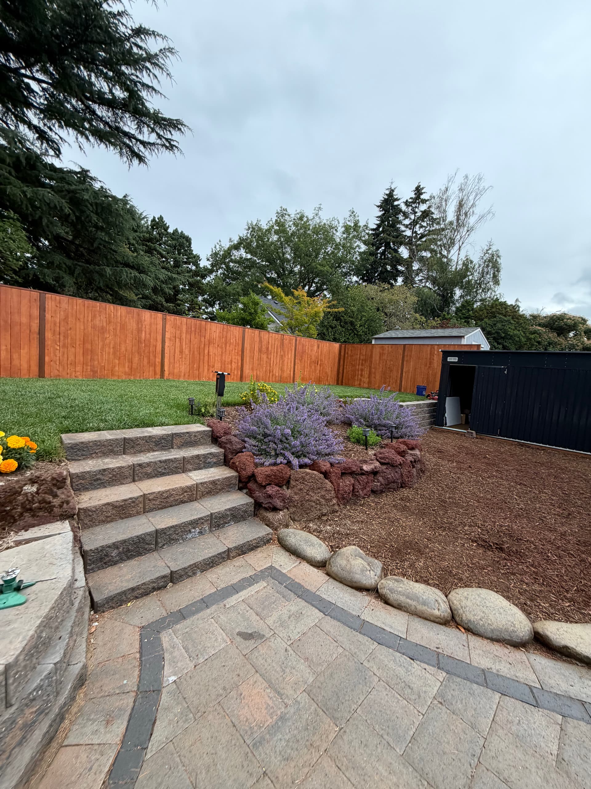 Gallery photos for Full Backyard Overhaul with Pavers, Gazebo, and Retaining Walls: Image #6