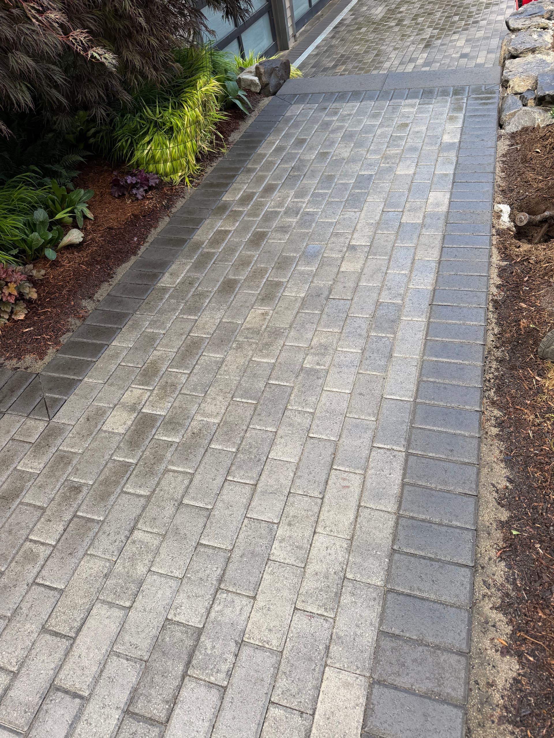 Gallery photos for Custom Paver Driveway Walkway and Steps With a Modern Finish: Image #5